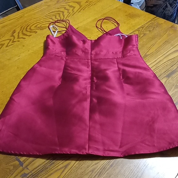 Lulu's Dress Women MEDIUM Red Burgundy New Formal Weddings Cocktail Party - Picture 2 of 5